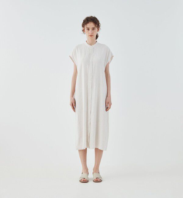 GALERIE VIE「ホームステッドクロス スタンドカラーシャツワンピース」|ワンピース|