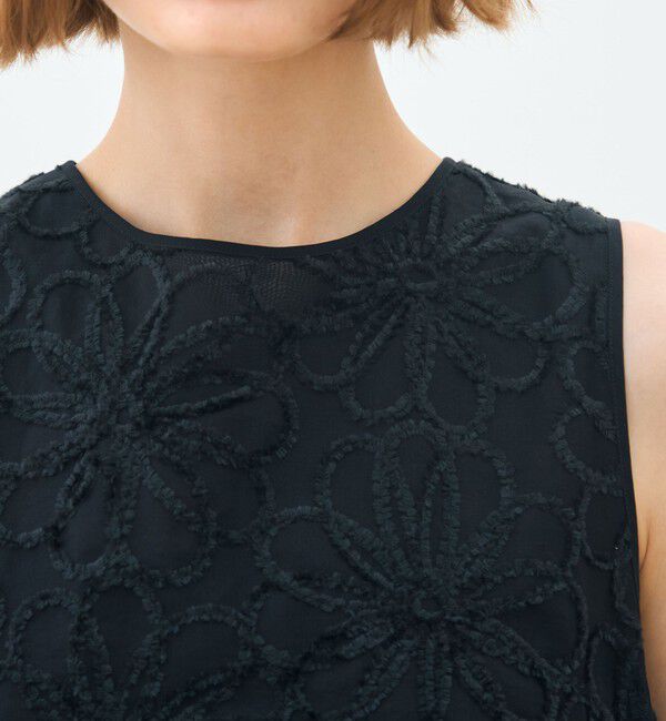 TOMORROWLAND collection「レーヌエンブロイダリー スリーブレスブラウス」|シャツ・ブラウス|