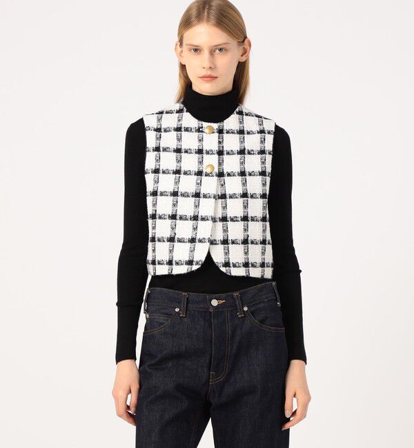 TOMORROWLAND collection「タッタースパンコール 2-wayジレ」|ベスト・ジレ|