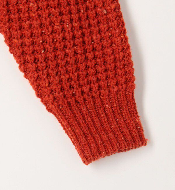 CABaN「ウールネップ ケーブルカーディガン」|ニット・セーター|