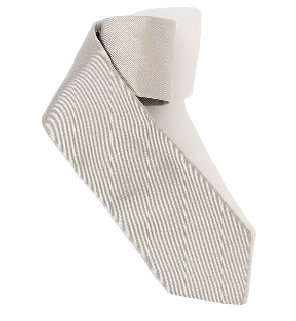 TOMORROWLAND GOODS「FRANCO BASSI シルクソリッドネクタイ」|ネクタイ・蝶ネクタイ|17 シルバーグレー