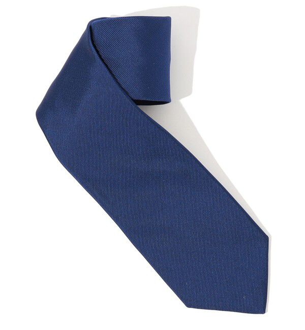 TOMORROWLAND GOODS「FRANCO BASSI シルクソリッドネクタイ」|ネクタイ・蝶ネクタイ|67 ネイビー