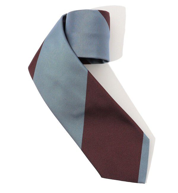 TOMORROWLAND GOODS「FRANCO BASSI シルクジャガード レジメンタルストライプネクタイ」|ネクタイ・蝶ネクタイ|