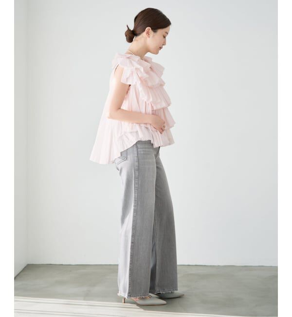 IENA「《予約》upper hights/アッパーハイツ 別注 THE RUTH デニムパンツ L8B312202」|デニム|