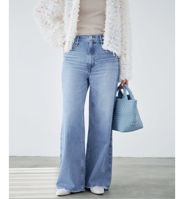 IENA「《予約》upper hights/アッパーハイツ 別注 THE RUTH デニムパンツ L8B312202」|デニム|ブルー A