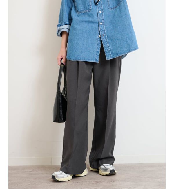 JOURNAL STANDARD relume「《WEB限定追加8》マットウースフレアタックパンツ」|スラックス|