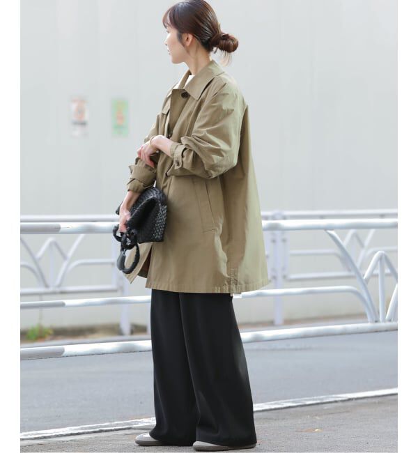 JOURNAL STANDARD relume「［26SS新作］コットンナイロンAラインステンコート」|ステンカラーコート|