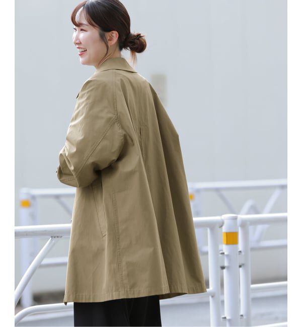JOURNAL STANDARD relume「［26SS新作］コットンナイロンAラインステンコート」|ステンカラーコート|