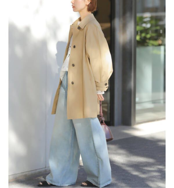 JOURNAL STANDARD relume「［26SS新作］コットンナイロンAラインステンコート」|ステンカラーコート|