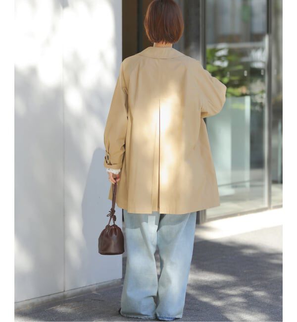 JOURNAL STANDARD relume「［26SS新作］コットンナイロンAラインステンコート」|ステンカラーコート|