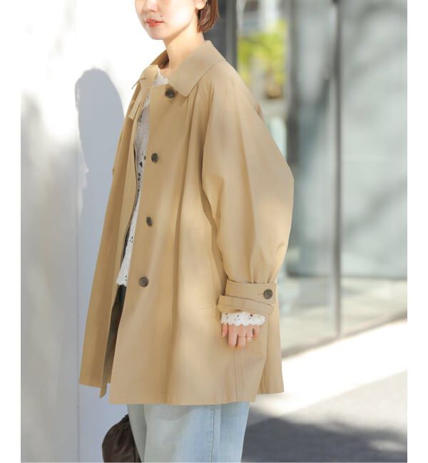 JOURNAL STANDARD relume「［26SS新作］コットンナイロンAラインステンコート」|ステンカラーコート|