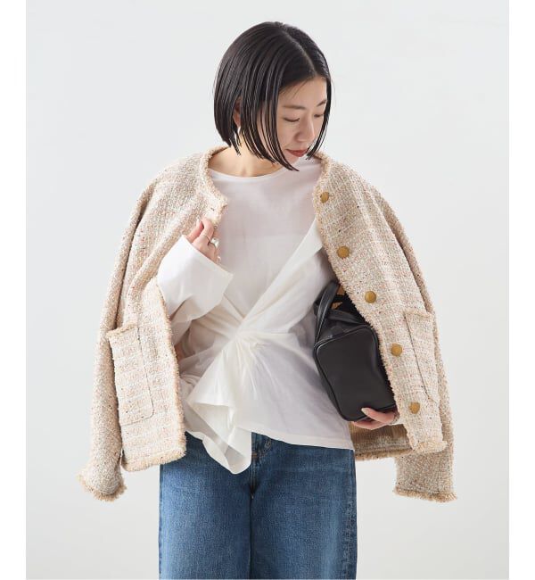 journal standard L'essage「《予約》【金子綾さん着用】ツイストプルオーバー」|Tシャツ・カットソー|