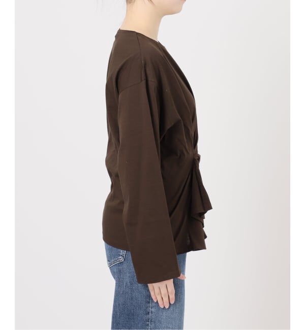 journal standard L'essage「《予約》【金子綾さん着用】ツイストプルオーバー」|Tシャツ・カットソー|