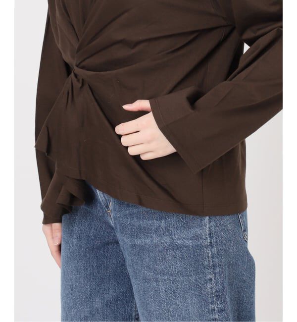 journal standard L'essage「《予約》【金子綾さん着用】ツイストプルオーバー」|Tシャツ・カットソー|