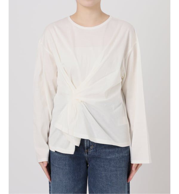 journal standard L'essage「《予約》【金子綾さん着用】ツイストプルオーバー」|Tシャツ・カットソー|