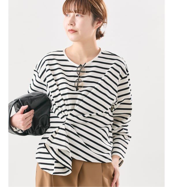 journal standard L'essage「《予約》【金子綾さん着用】ツイストプルオーバー」|Tシャツ・カットソー|