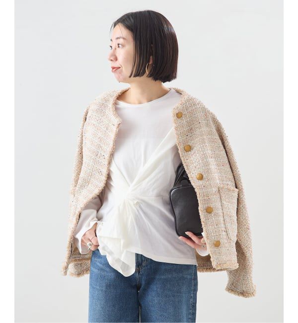 journal standard L'essage「《予約》【金子綾さん着用】ツイストプルオーバー」|Tシャツ・カットソー|