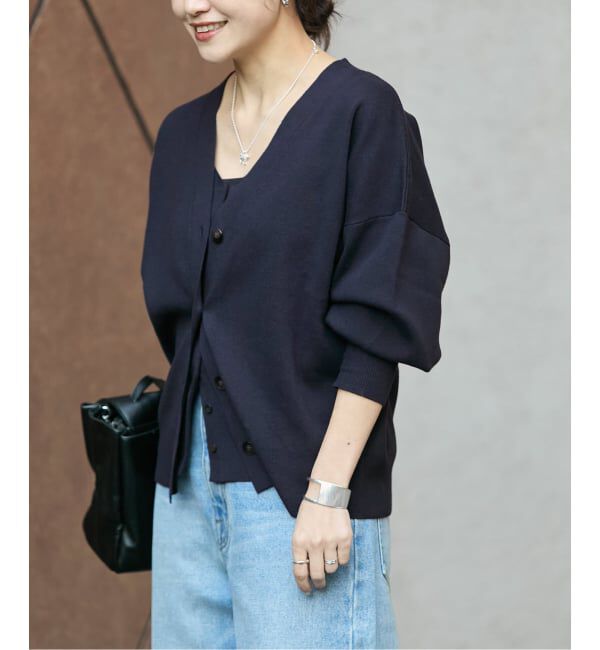 JOURNAL STANDARD「《予約》コットンシルクミックスVカーディガン」|カーディガン|
