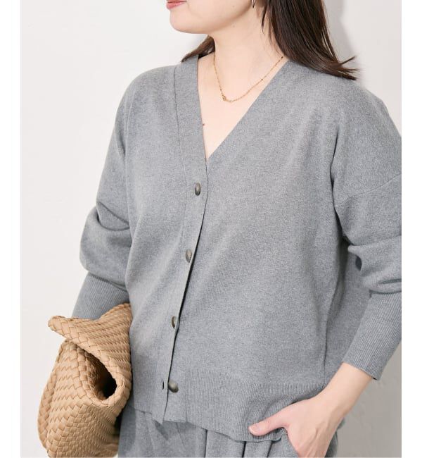 JOURNAL STANDARD「《予約》コットンシルクミックスVカーディガン」|カーディガン|