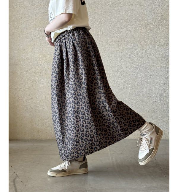 journal standard luxe「《追加予約2》ダブルJQレオパ スカート」|スカート|