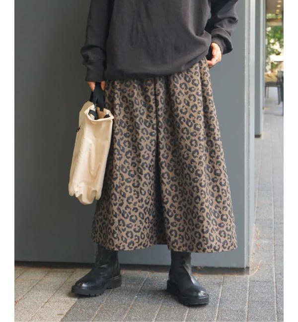 journal standard luxe「《追加予約2》ダブルJQレオパ スカート」|スカート|