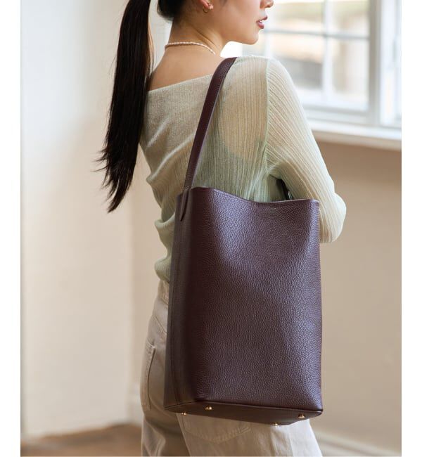 NOBLE「《追加予約》INNUE/イヌエ レザートートBAG」|ショルダー・メッセンジャー|ブラウン