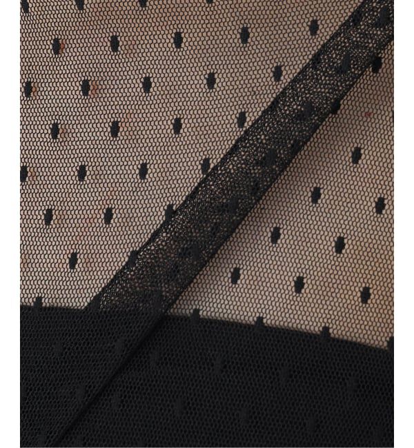 Spick and Span「《追加》ドットチュールハイネックプルオーバー」|Tシャツ・カットソー|