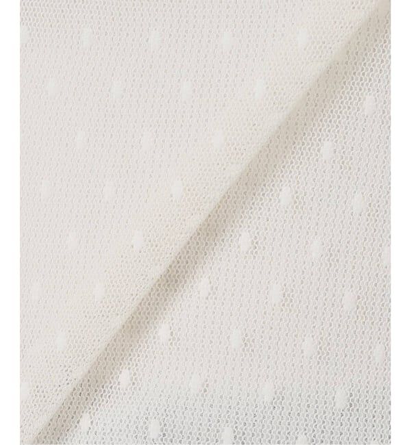 Spick and Span「《追加》ドットチュールハイネックプルオーバー」|Tシャツ・カットソー|