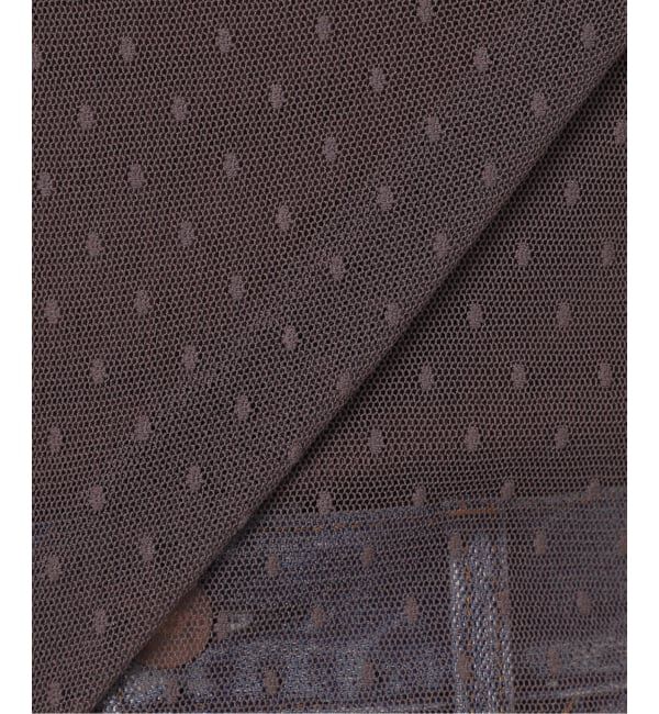 Spick and Span「《追加》ドットチュールハイネックプルオーバー」|Tシャツ・カットソー|