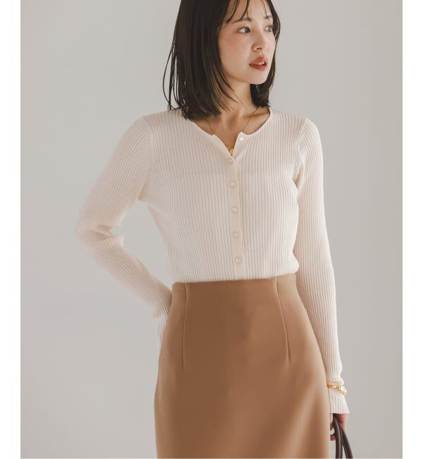 追加予約》CO/SILK リブカーディガン（NOBLE）｜ルミネのファッション