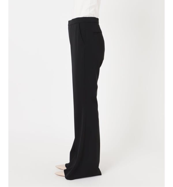 NOBLE「《予約》ジャージーフレアパンツ」|スラックス|