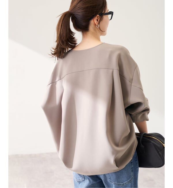 FRAMeWORK「ライトダブルクロスコクーンブラウス」|シャツ・ブラウス|