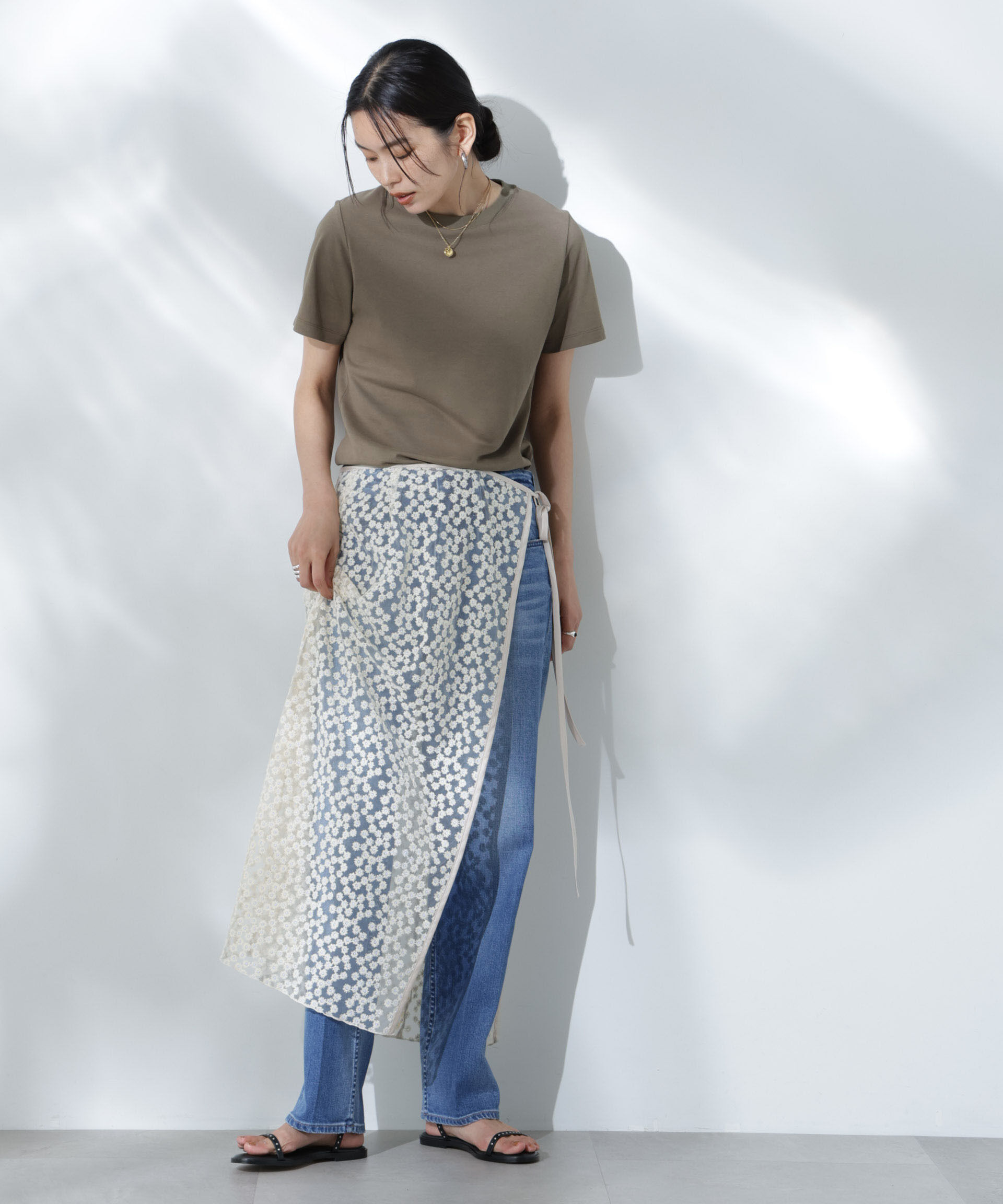 nano･universe「Anti Soaked(R) 汗染み防止クルーネックTシャツ」|Tシャツ・カットソー|