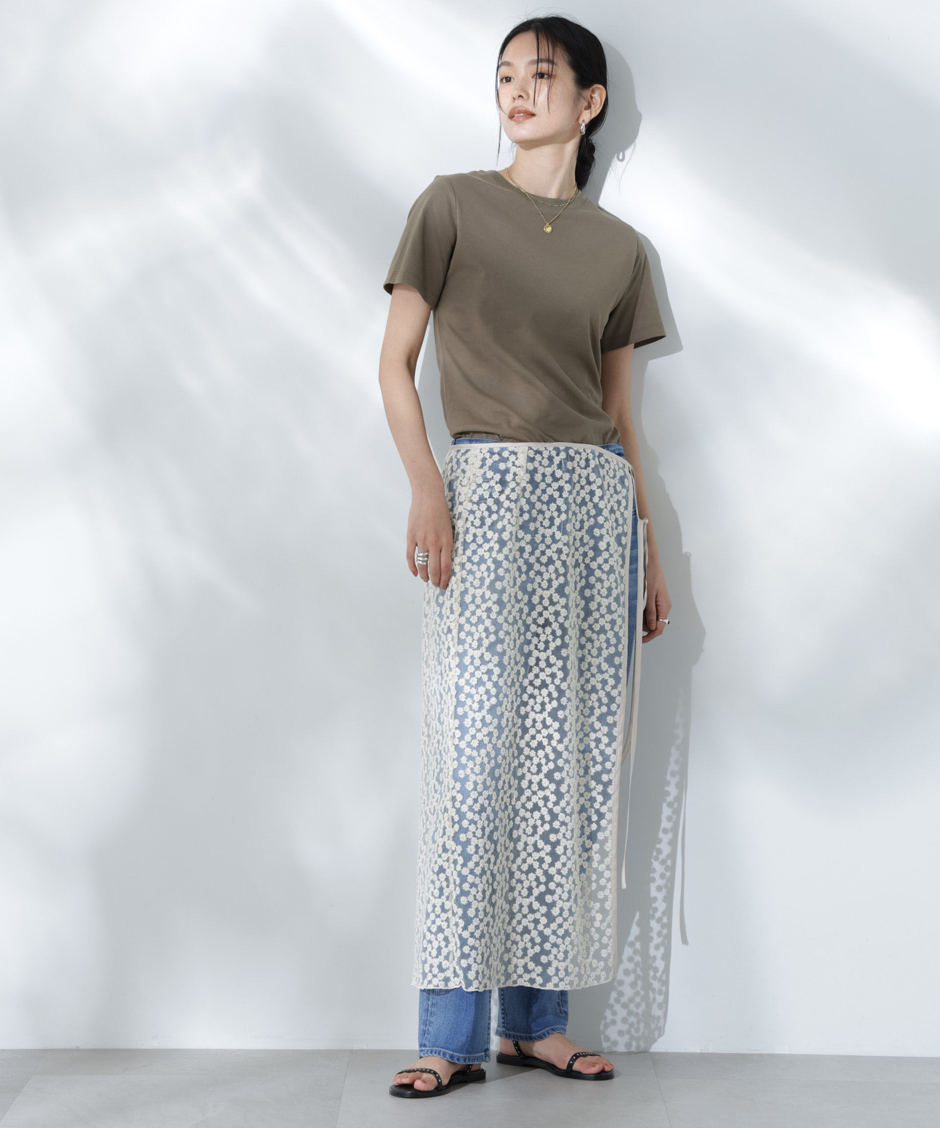 nano･universe「Anti Soaked(R) 汗染み防止クルーネックTシャツ」|Tシャツ・カットソー|