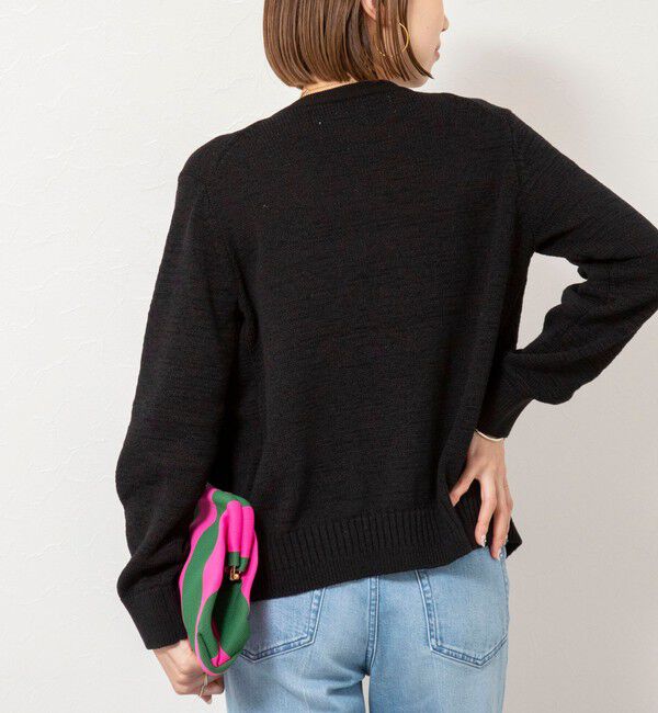 Rie Miller「《手洗い可能》テープヤーンZIP UPカーディガン」|カーディガン|