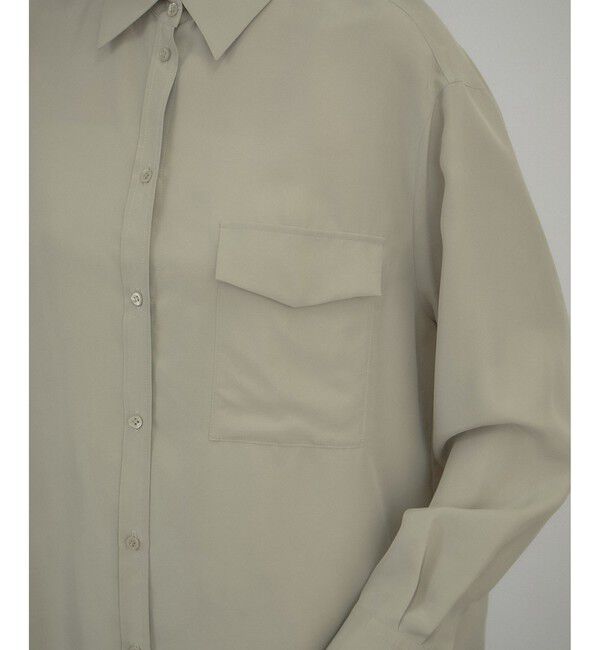 SALON adam et rope'「[26SS]GENTLE SILK シャツ / セットアップ対応・洗える」|シャツ・ブラウス|