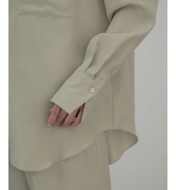 SALON adam et rope'「[26SS]GENTLE SILK シャツ / セットアップ対応・洗える」|シャツ・ブラウス|