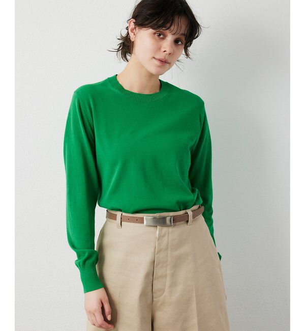 「16Gテンジクプルオーバー」|ニット・セーター|グリーン