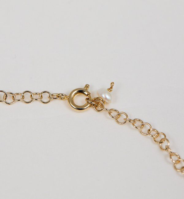  「サークルチェーンストーンネックレス」|リング|