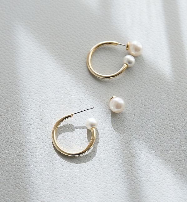 collex「【dignif】【金属アレルギー対応】ツインパールピアス」|ピアス|