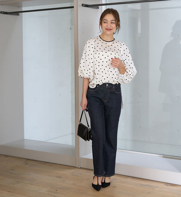 Rouge vif「【RED CARD/レッドカード】Marmalade　フレアデニム」|デニム|