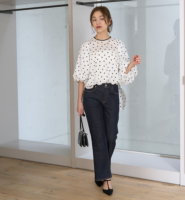 Rouge vif「【RED CARD/レッドカード】Marmalade　フレアデニム」|デニム|