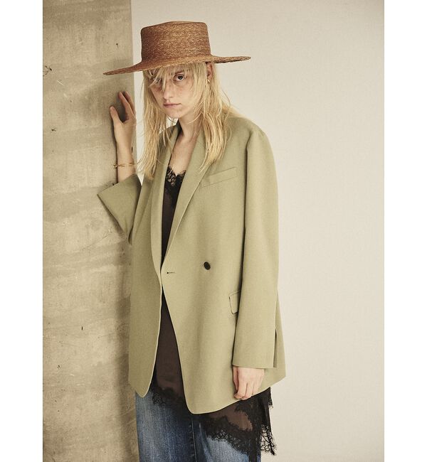 Rouge vif「【セットアップ対応】レースサテンアシンメトリーキャミソール【予約】」|キャミソール|