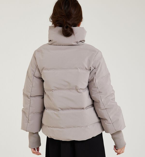 abahouse mavie「【WEB Domani掲載】袖リブシームレススタンドダウン/ロングセラー/定番/」|ダウン|