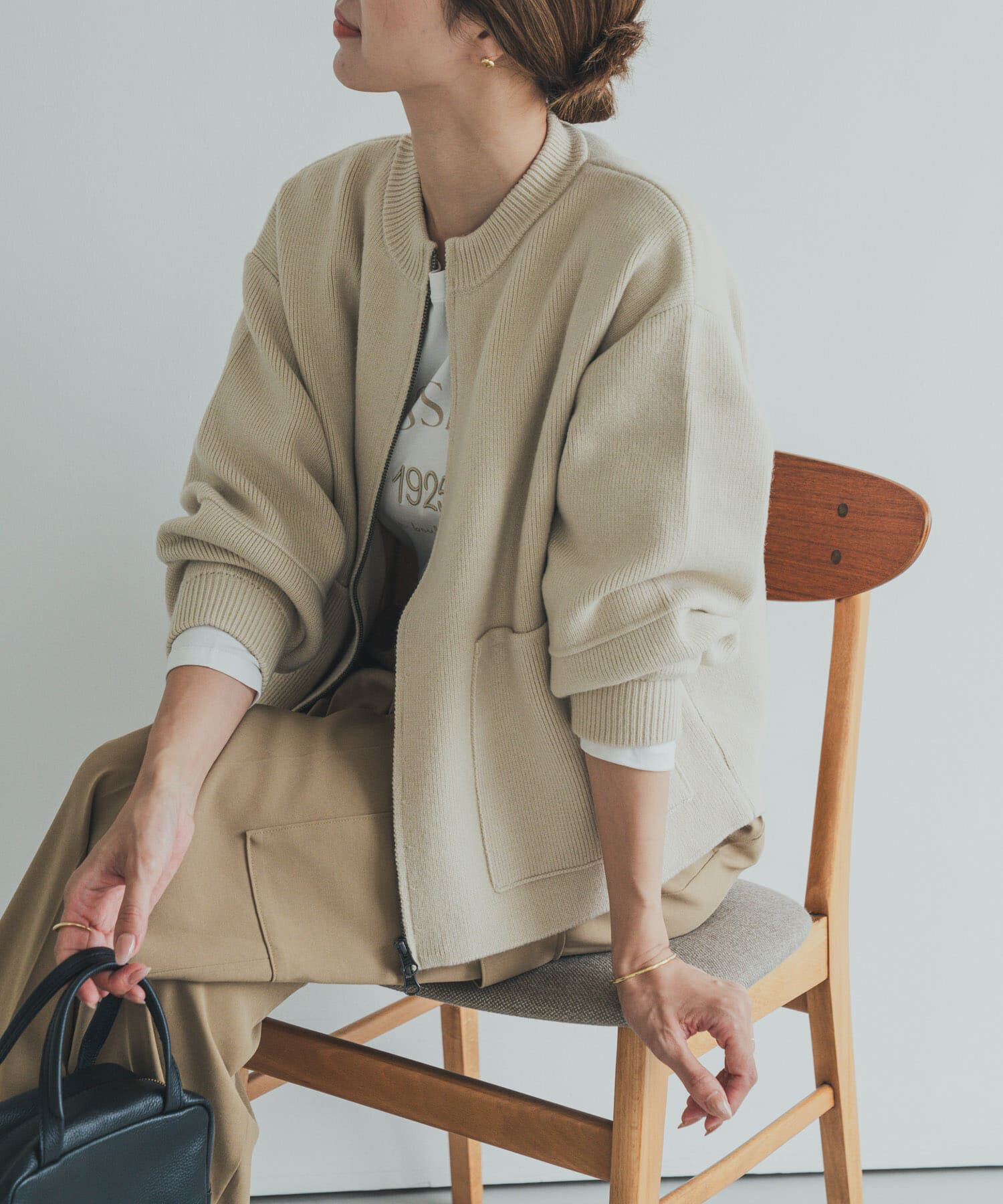 ニットZIPブルゾン（URBAN RESEARCH DOORS）｜ルミネのファッション