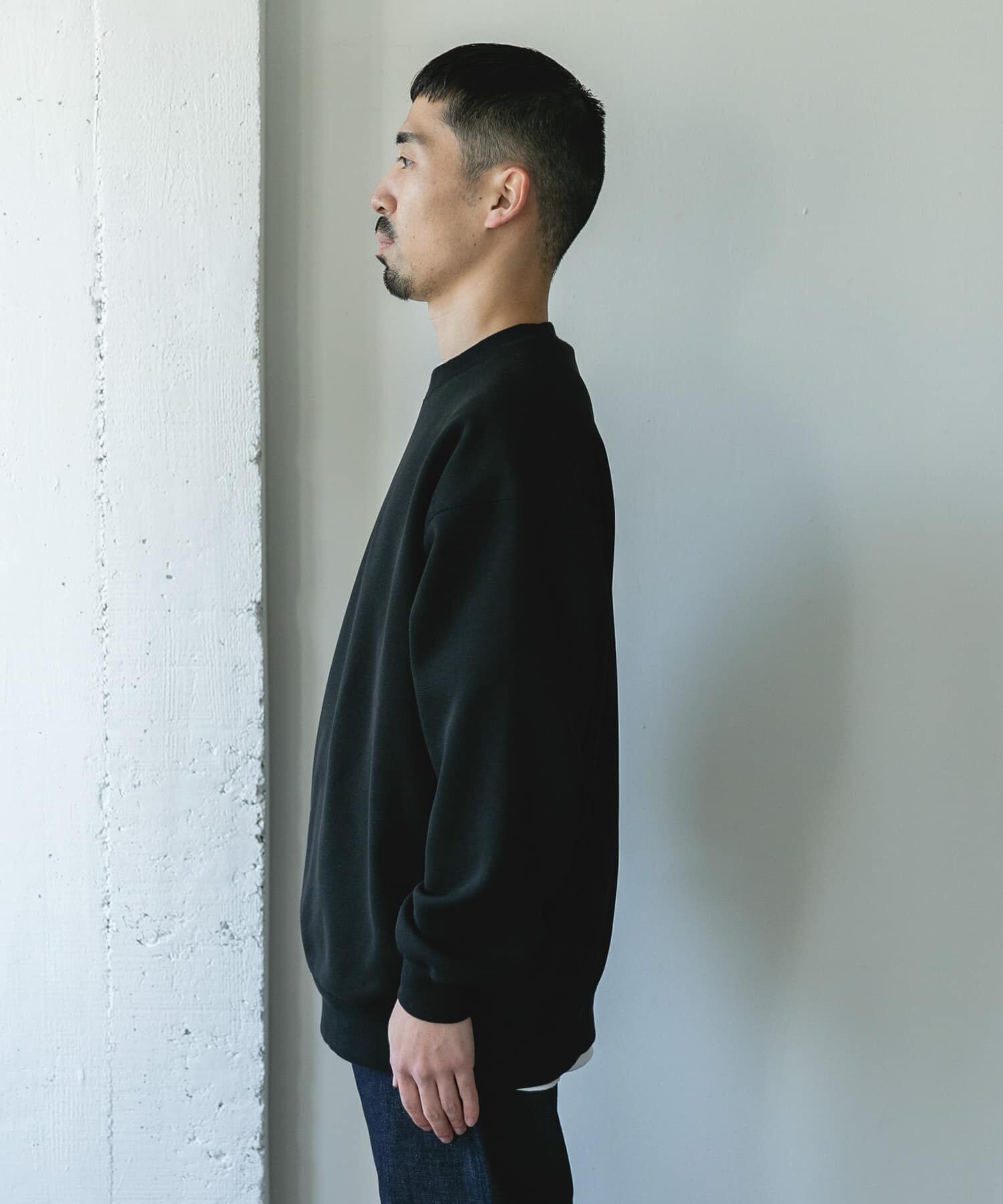 URBAN RESEARCH DOORS「ワッフルフリースクルーネックプルオーバー」|Tシャツ・カットソー|