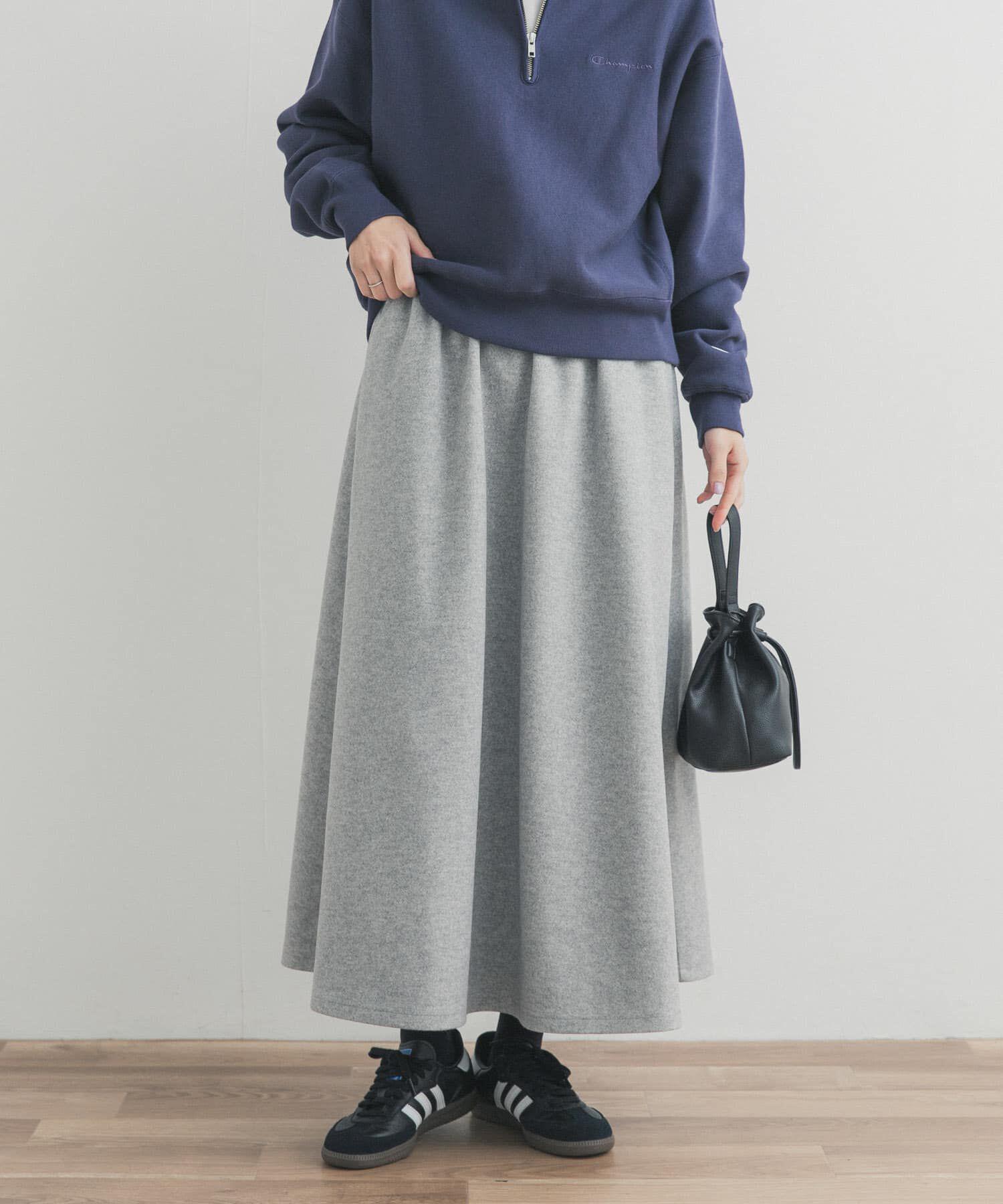 URBAN RESEARCH DOORS「カットギャザースカート」|スカート|