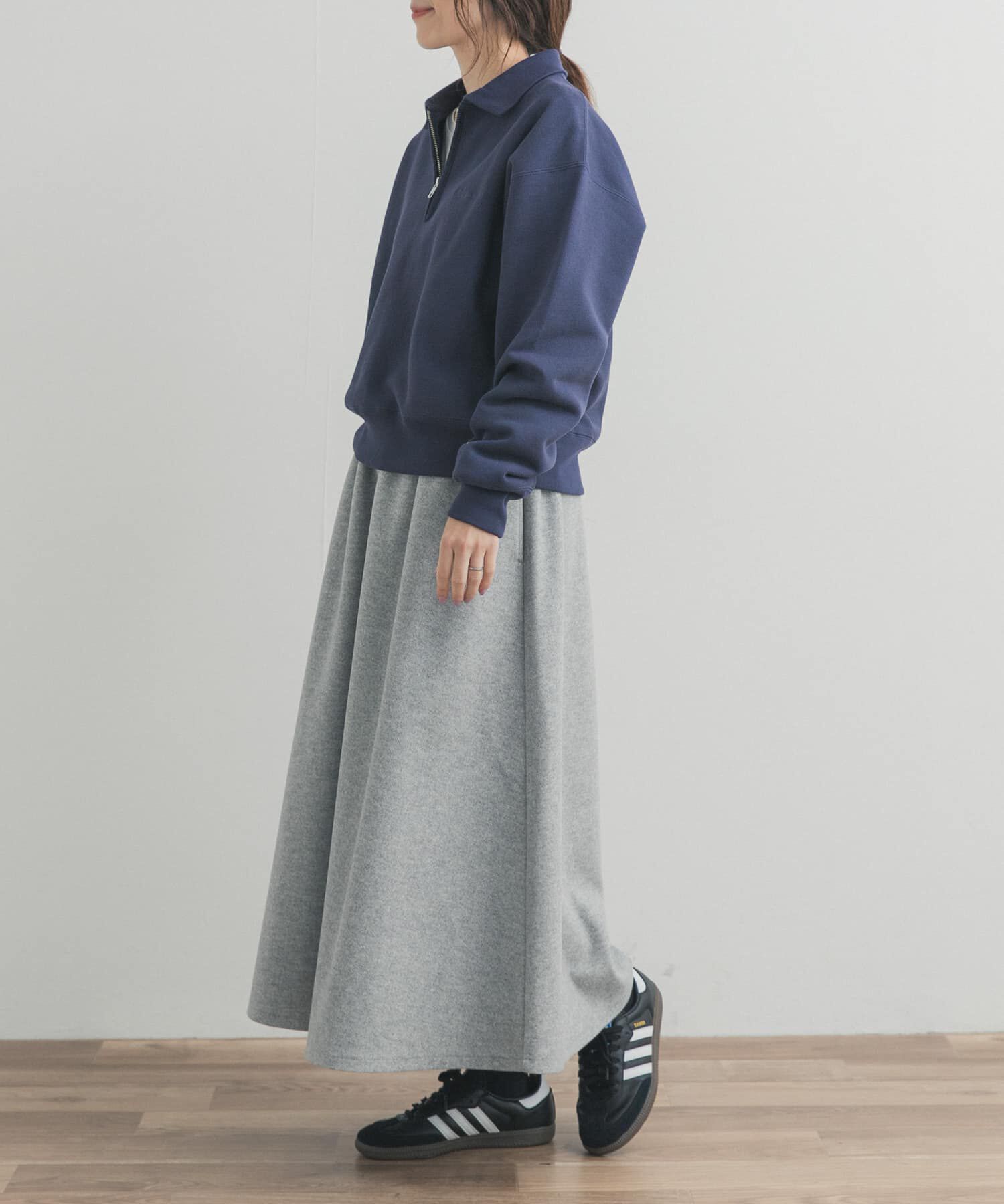 URBAN RESEARCH DOORS「カットギャザースカート」|スカート|