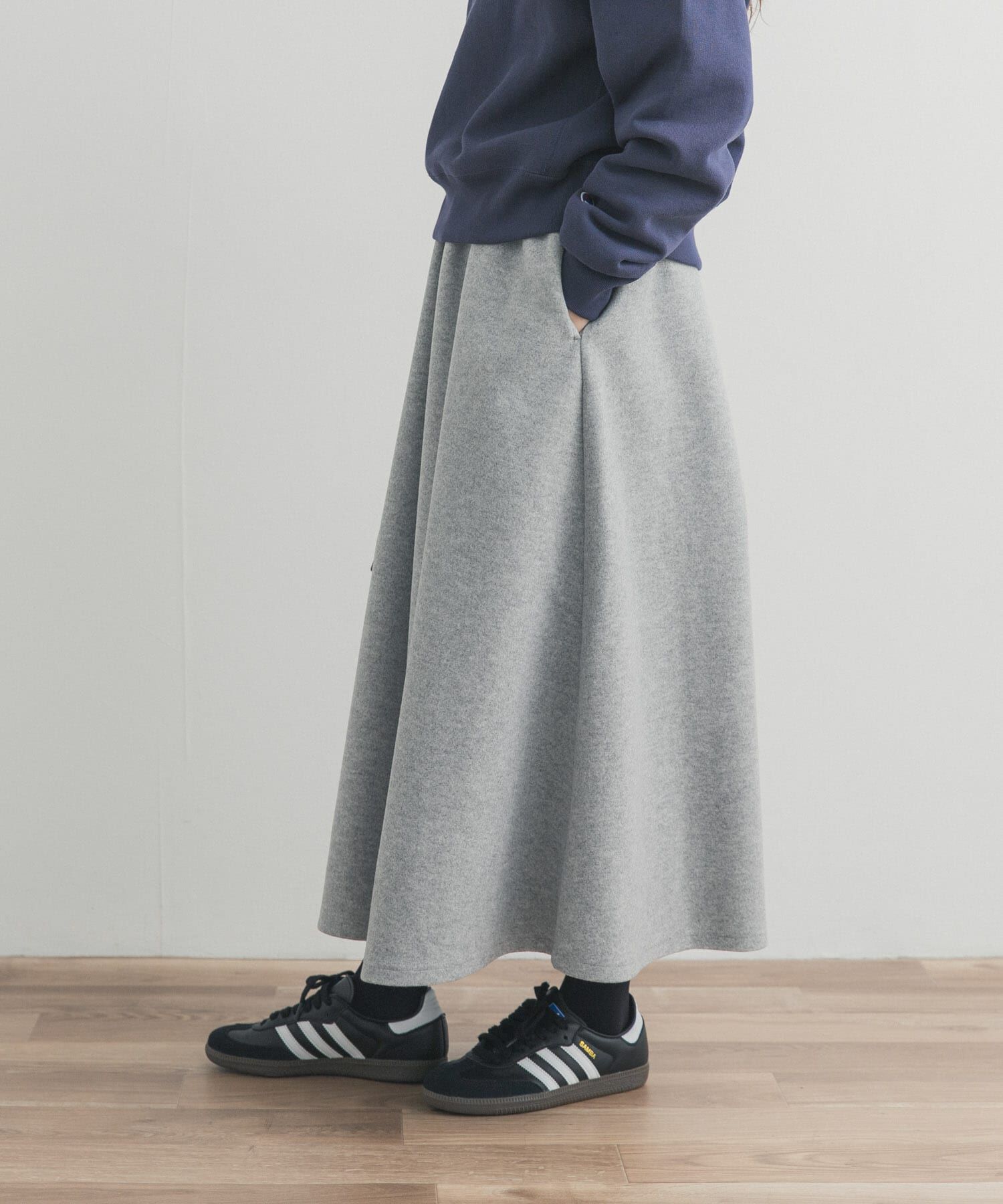 URBAN RESEARCH DOORS「カットギャザースカート」|スカート|