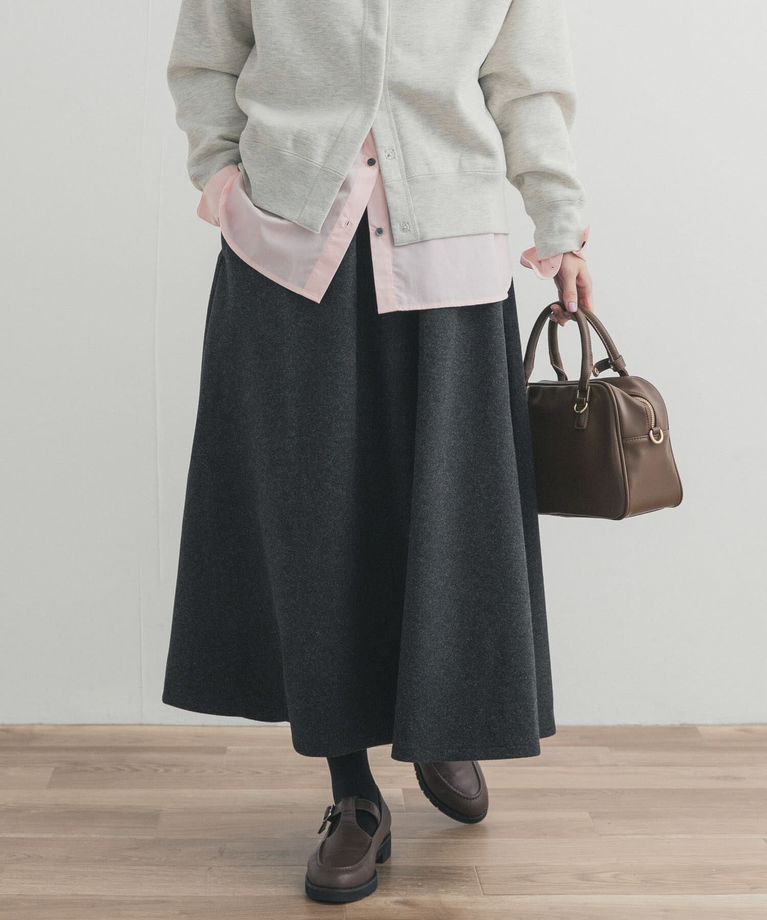 URBAN RESEARCH DOORS「カットギャザースカート」|スカート|